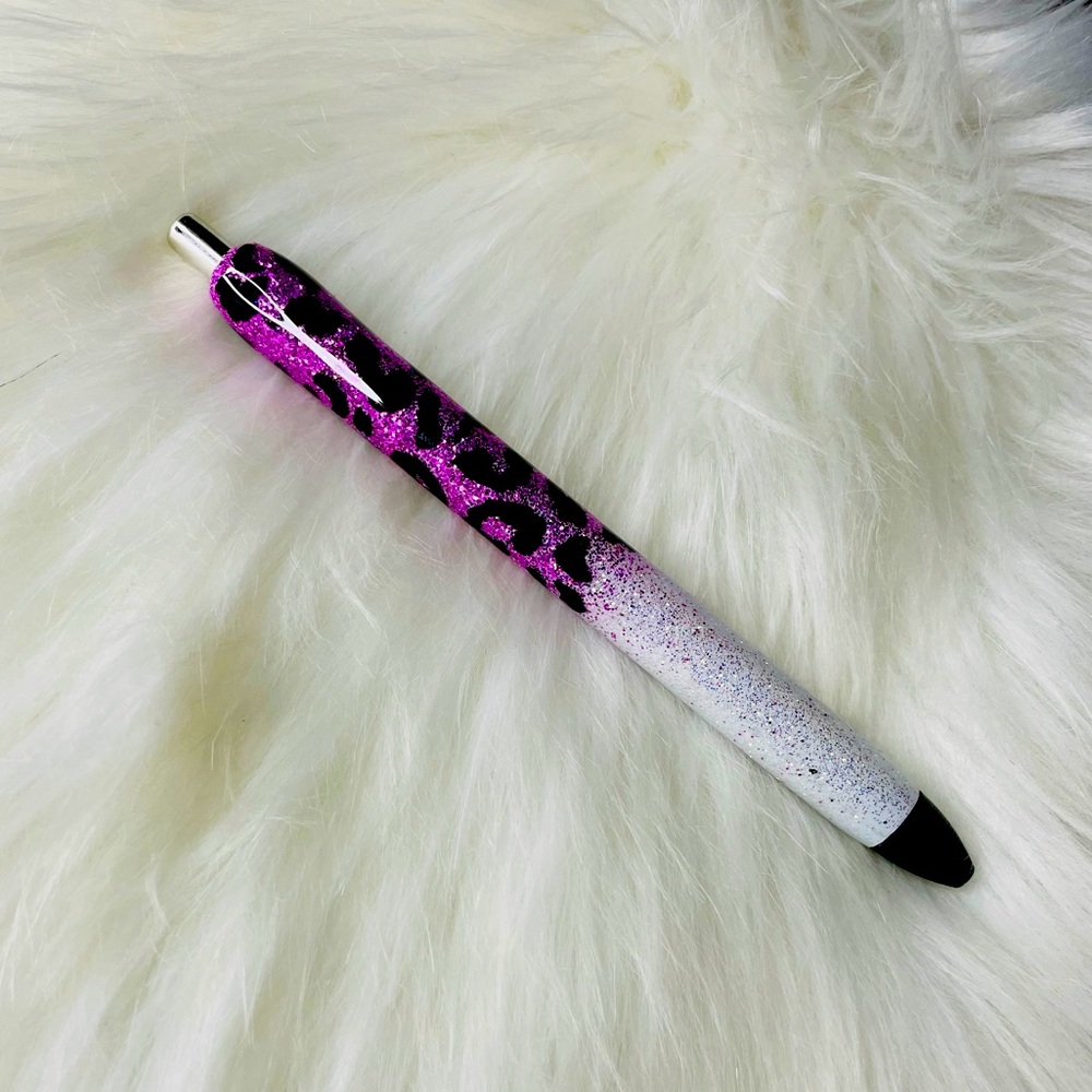 Leopard pen. Papermate inkjoy gell pen